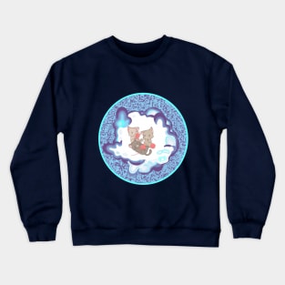 Trippy Kitty Crewneck Sweatshirt